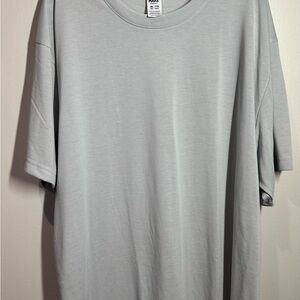 Light Blue Make Market 100% polyester t-shirt